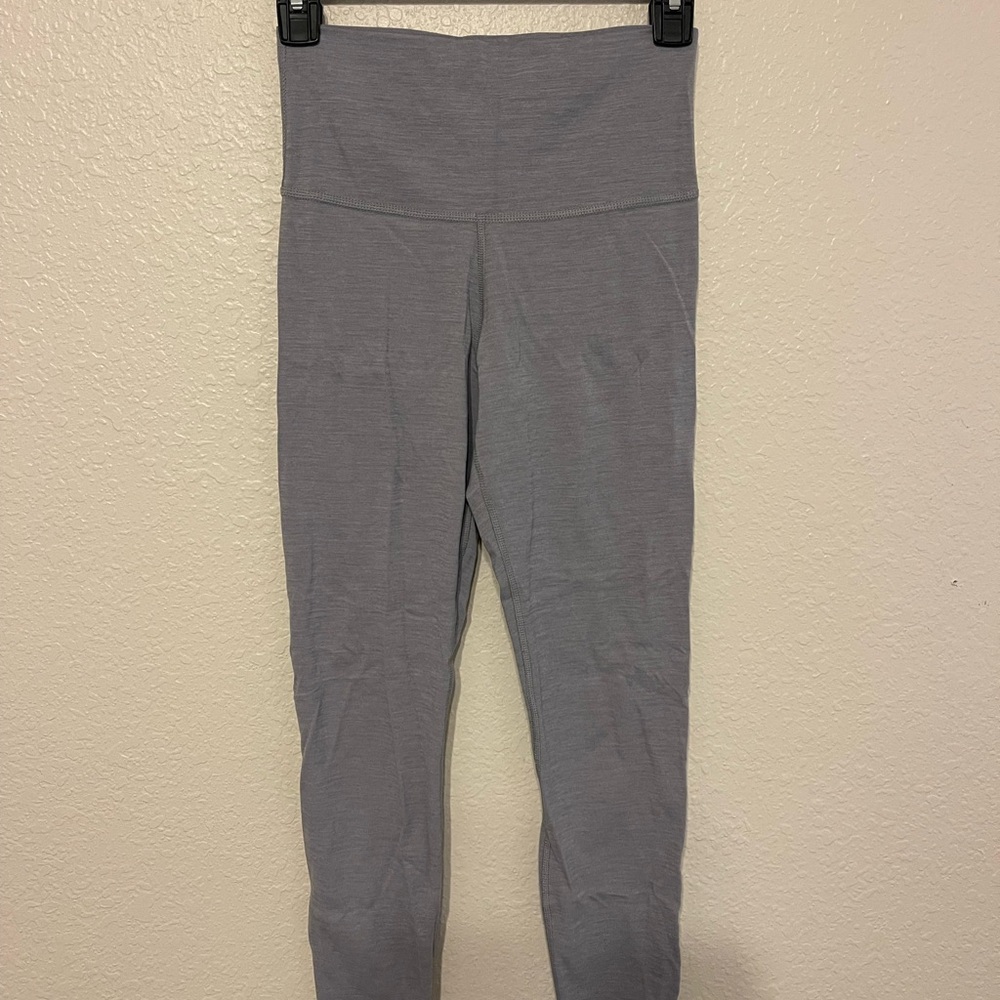 Nike Dri-FIT Yoga Leggings in Light Gray